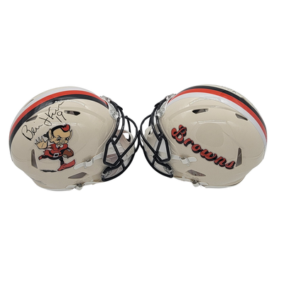 Bernie Kosar Autographed Cleveland Browns Retro Authentic Helmet Beckett Witnessed