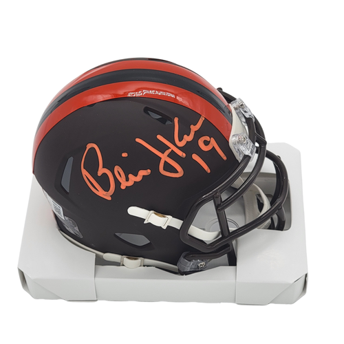 Bernie Kosar Autographed Cleveland Browns Black ALT Mini Helmet Becket