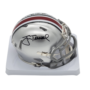 Jim Tressel Autographed Ohio State Mini Helmet Beckett Witnessed