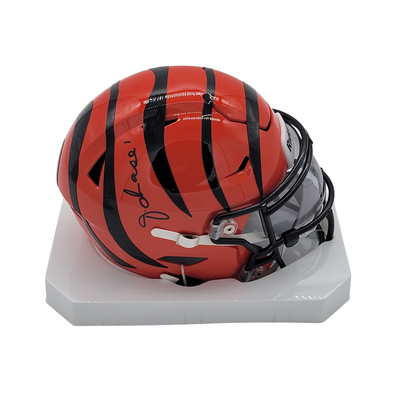 Ja'Marr Chase Autographed Cincinnati Bengals Midi Speed Flex Helmet Beckett Witnessed