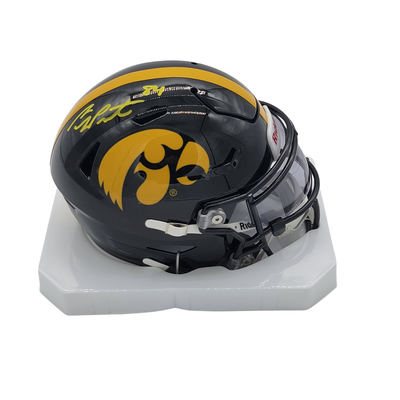 Sam LaPorta Autographed Iowa Hawkeyes Midi Speed Flex Helmet Beckett Witnessed