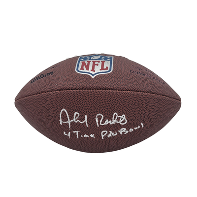 Ahmad Rashad autographed Minnesota Vikings Duke replica football Beckett witnessed
