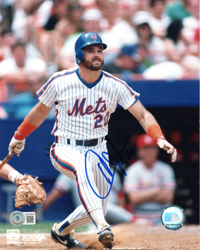 Howard Johnson Autographed New York Mets 8x10 Photo Beckett Authenticated