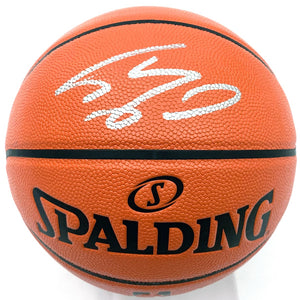 Shaquille O'Neal Autographed Los Angeles Lakers Magic Heat NBA Replica Basketball Beckett Witnessed