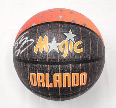 Shaquille O'Neal Autographed Black Orlando Pro Style Stat