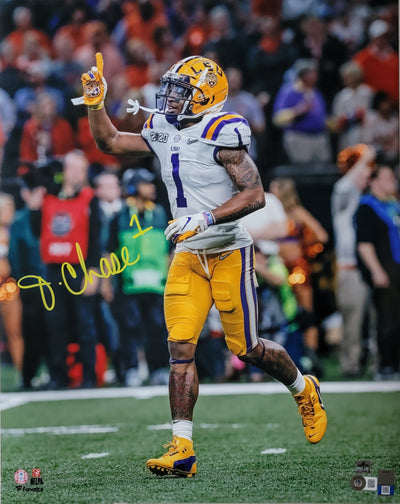 Ja'Marr Chase Autographed LSU Tigers 16X20 Photo Beckett Witnessed 2020 National Championship