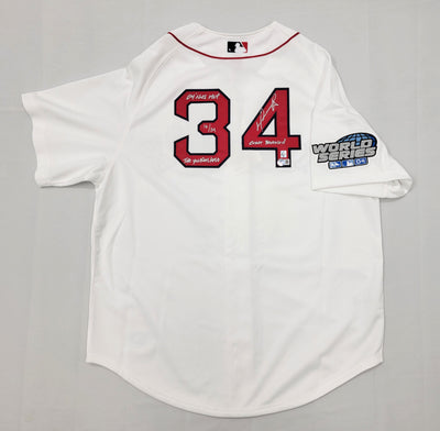 Pedro Martinez White Boston Red Sox Autographed Mitchell & Ness Authentic  Jersey