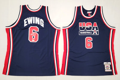 Mitchell & Ness Patrick Ewing Navy USA Basketball Home 1992 Dream Team Authentic Jersey