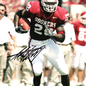 Adrian Peterson Autographed Oklahoma Sooners 8x10 Beckett Authenticated #1