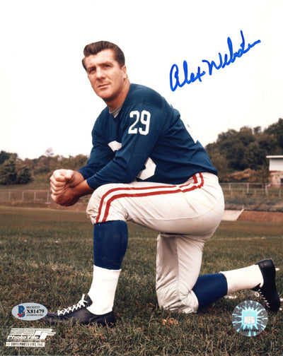 Alex Webster Autographed New York Giants 8x10 Photo Beckett Authenticated