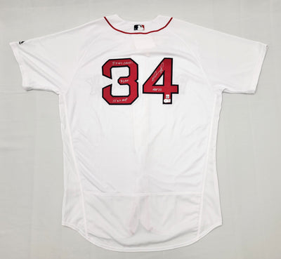 David Ortiz Big Papi Boston Red Sox Majestic Official Name and Number  T-Shirt - Navy