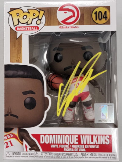 Dominique Wilkins Autographed Atlanta Hawks LTD ED 1986-87