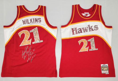 wilkins signed jersey