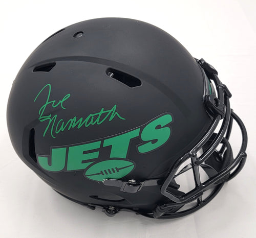 Joe Namath Autographed New York Jets Riddell Authentic Eclipse