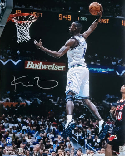 Kevin Garnett Autographed Minnesota Timberwolves 16x20 Photo Beckett Witnessed #2