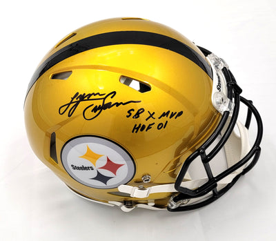 Lynn Swann Autographed Pittsburgh Steelers Riddell Speed Flex