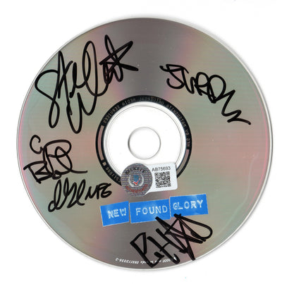 New Found Glory Autographed CD Compact Disc With Cover Beckett Authenticated BAS AB75693