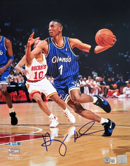 Anfernee Penny Hardaway Autographed Orlando Magic 1996 All Star Game 11x14  Photo Beckett Witnessed