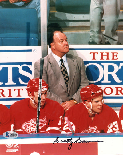 Scotty Bowman Autographed Detroit Red Wings 8x10 Photo Beckett Authenticated