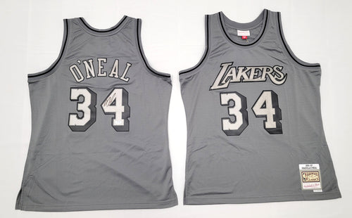 Mitchell & Ness Shaquille O'Neal Lakers 1996-97 Swingman Jersey Black &  Light Blue