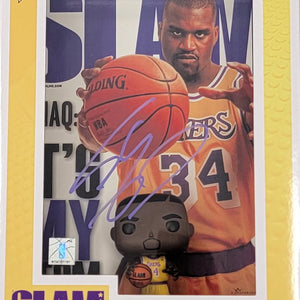 Shaquille O'Neal Autographed Los Angeles Lakers Slam Funko Pop PSA/DNA ITP Purple