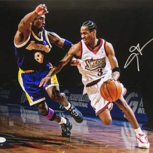 Allen Iverson Autographed Philadelphia 76ers 16x20 Photo Beckett Witnessed