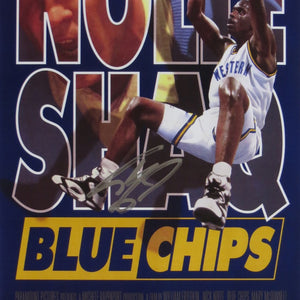 Shaquille O'Neal Autographed Blue Chips Movie Poster Beckett Witnessed