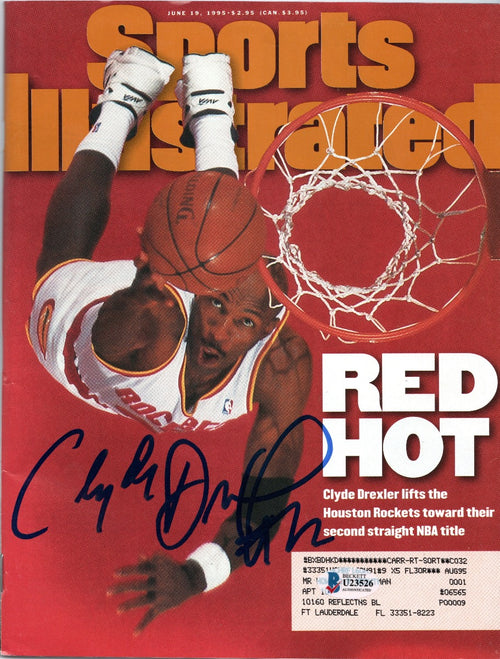 Mitchell & Ness Clyde Drexler 1996-97 Authentic Jersey Houston Rockets