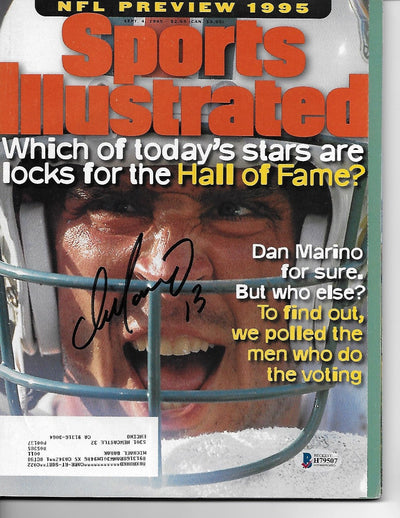 Dan Marino Autographed Miami Dolphins Sports Illustrated 9/4/95 Beckett Authenticated