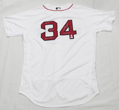 DAVID ORTIZ BOSTON RED SOX NAVY ALTERNATE AUTHENTIC MAJESTIC ON FIELD  JERSEY 42