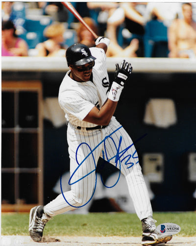 Frank Thomas Autographed Chicago White Sox 8x10 Photo Beckett Authenticated