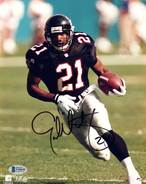 Glyn Milburn Autographed Atlanta Falcons 8x10 Photo Beckett Authenticated