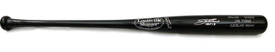 Jim Thome Autographed Louisville Slugger Game Model Bat W/HOF 18 Block Indians Phillies White Sox Twins Beckett Witnessed