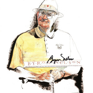 Byron Nelson Autographed 2000 GTE Byron Nelson Classic Program Beckett Authenticated
