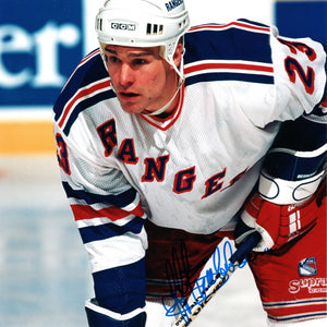 Jeff Beukeboom Autographed New York Rangers 8x10 Photo Beckett Authenticated