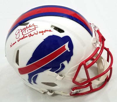 Jim Kelly Signed Buffalo Bills Authentic Lunar Speed Flex Helmet