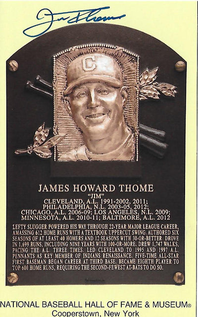 Jim Thome 20x30 Photo Poster White Sox HOF