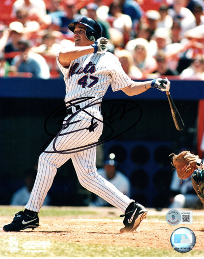 Joe McEwing Autographed New York Mets 8x10 Photo Beckett Authenticated