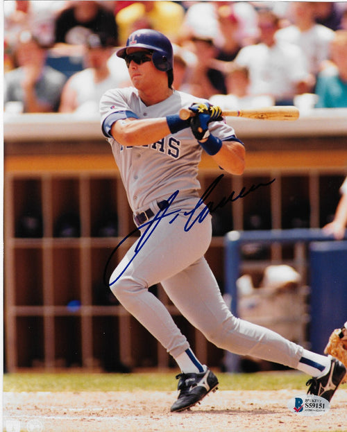 Jose Canseco Autographed Texas Rangers 8x10 Photo Beckett Authenticated