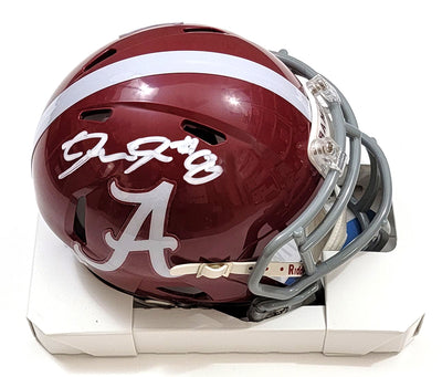 alabama signed football helmets Ken Stabler Crimson Tide Mini Replica Helmet BAS This Alabama Crimson Tide mini helmet has been personally hand AJ McCarron Signed Alabama Crimson