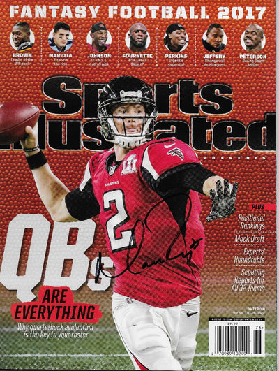 Matt Ryan Autographed Atlanta Falcons Sports Illustrated 6/22/17 Beckett Authenticated