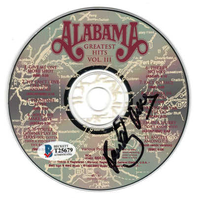Randy Owen Autographed Alabama Greatest Hits III CD With Cover Beckett Authenticated