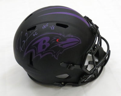 Rod Woodson Autographed Baltimore Ravens Flash Authentic Full-Size Football  Helmet - BAS (White Ink)