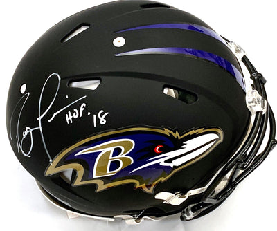 Ray Lewis Autographed Baltimore Ravens Super Bowl XXXV Football W/ SB -  Famous Ink