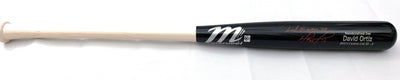 David Ortiz Autographed Boston Red Sox Marucci Game Model Bat W/Last To Wear 34 Beckett Witnessed