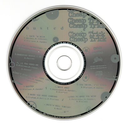 Rick Nielsen Autographed Cheap Trick Busted CD Cover With Disc Beckett Authenticated