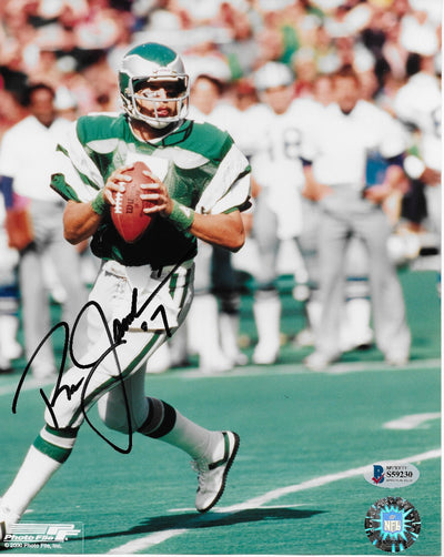 Philadelphia Eagles Michael Vick Autographed Green Jersey Beckett