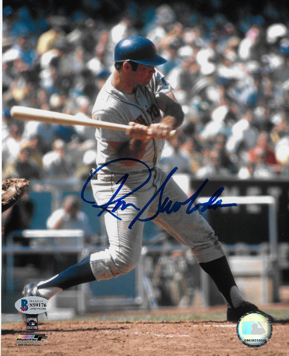 Ron Swoboda Autographed New York Mets 8x10 Photo Beckett Authenticated ...