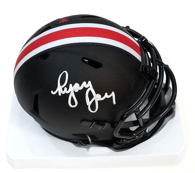 Ryan Day Autographed Ohio State Riddell Eclipse Mini Helmet Beckett Witnessed