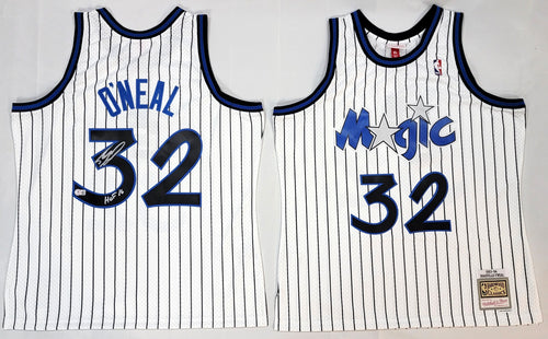 Shaquille O'Neal Orlando Magic Autographed White 1993 Mitchell & Ness  Authentic Jersey